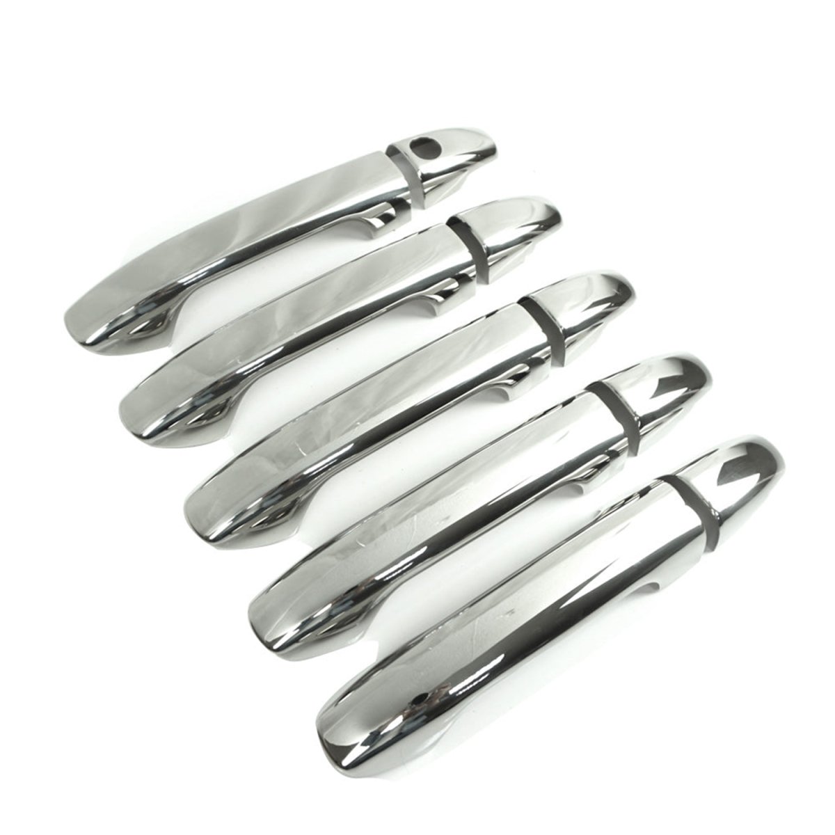 Mercedes Sprinter W907 Door Handle Cover - Omac - 10 Pcs - Gloss Silver - 2018 Mercedes Sprinter W907 Door Handle Cover - Omac - 10 Pcs - Gloss Silver - 2018